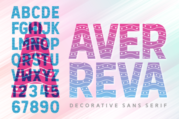 Aver Reva: A Decorative Font for Stronger Brand Identity