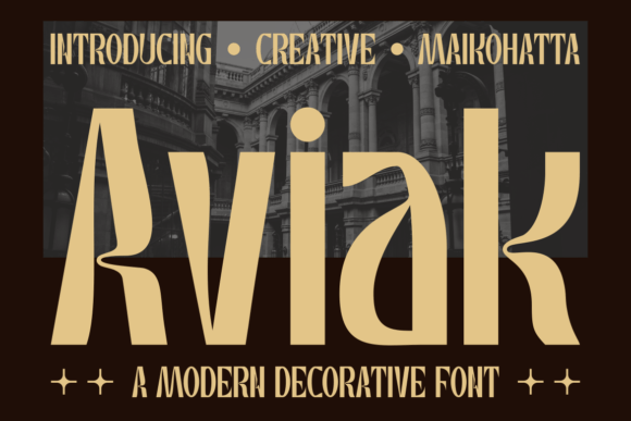 Aviak Font: Elevating Web Design with Abstract Energy