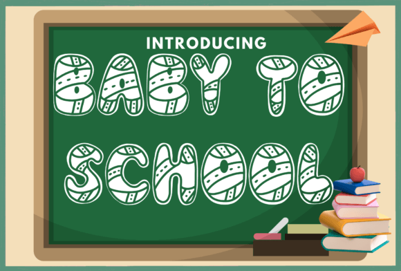 Baby to School: A Sweet Decorative Font for Web Design