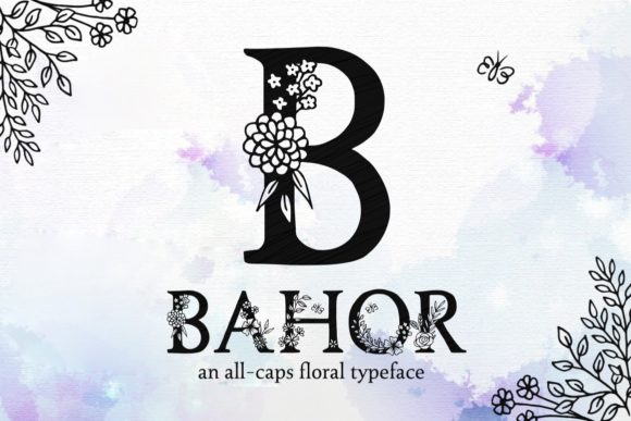 Bahor: A Decorative Typeface for Bold Brand Identity