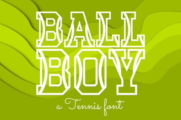 Ball Boy: The Decorative Font That Stops the Scroll