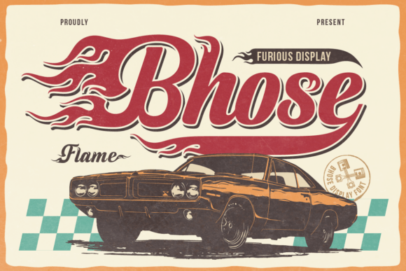 Bhose Font: A Fiery Display Typeface for Editorial Design
