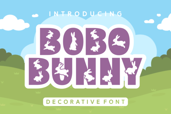 Bobo Bunny: A Playful Decorative Font for Spring Campaigns