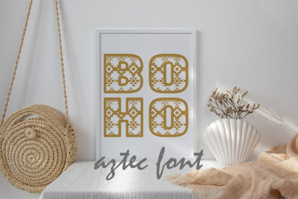 Boho Aztec: A Designer's Take on Earthy Display Typography