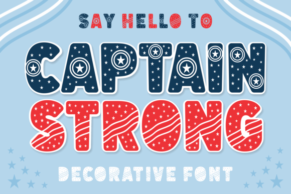 Captain Strong: The Bold Typeface for Patriotic Campaigns