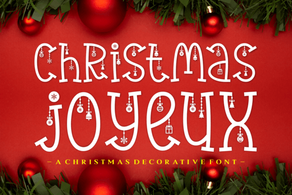 Christmas Joyeux: A Festive Font for Editorial Design