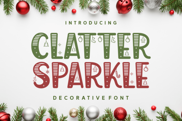 Clatter Sparkle Font: A Festive Typeface for Holiday Brands