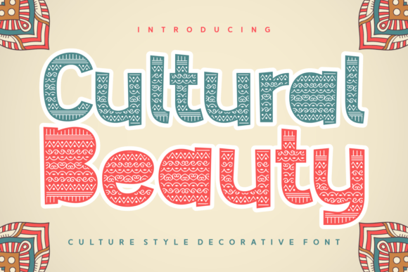 Cultural Beauty: A Decorative Font for Handmade Brands