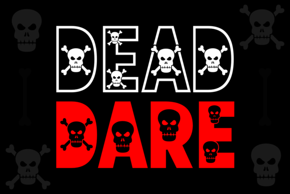 Dead Dare: A Bold Decorative Font for Crafters