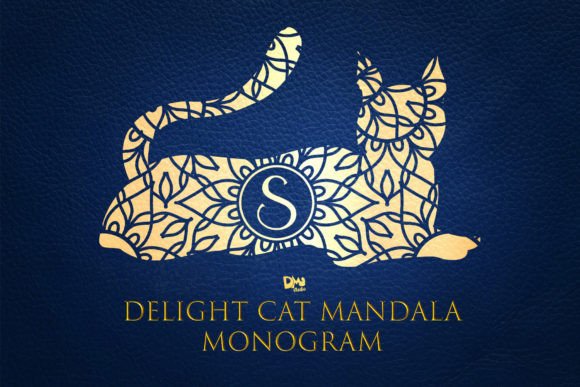 Delight Cat Mandala Monogram: A Typeface for Memorable Brands