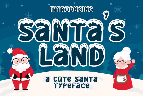 Designing Festive Brands with the Santa s Land Typeface