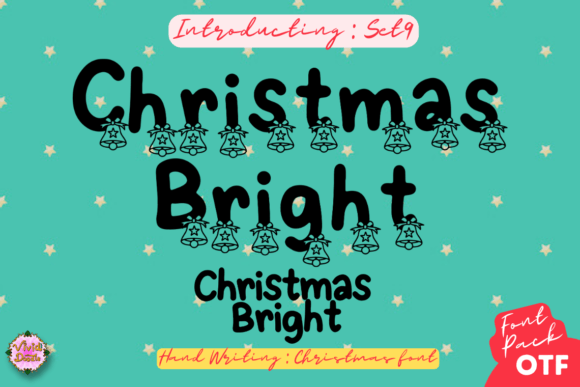 Designing Holiday Joy with the Christmas Bright 9 Typeface