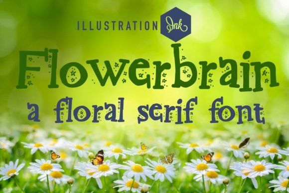 Flowerbrain: A Decorative Font for Memorable Branding