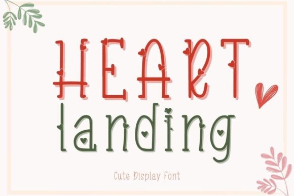 Heart Landing: A Handwritten Font for Authentic Branding