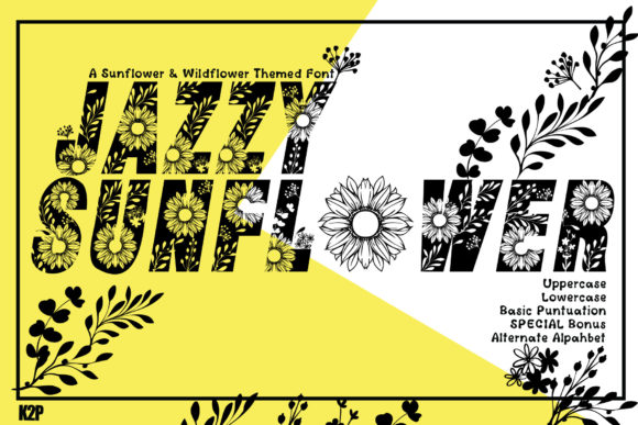 Jazzy Sunflower Font Review: A Fresh Decorative Typeface