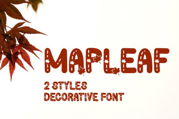 Mapleaf Font: Bold Type for Fall Campaigns