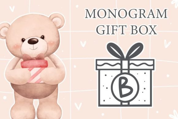 Monogram Gift Box: A Delicate Typeface for Editorial Design