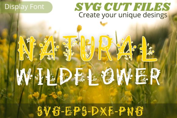 Natural Wildflower: A Decorative Font for Handmade Brands