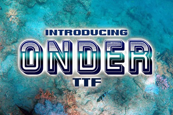 Onder Font: The Textured Typeface for Handmade Brands