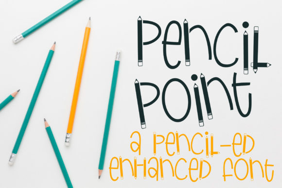 Pencil Point: A Playful Decorative Font for Branding