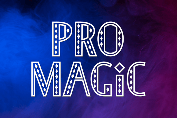 Pro Magic: A Decorative Font for Memorable Branding