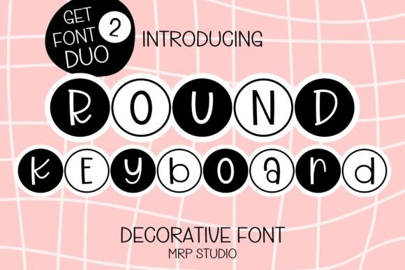 Round Keyboard: A Playful Display Font for Editors