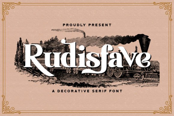 Rudisfave: A Stylish Serif Font for Campaign Impact