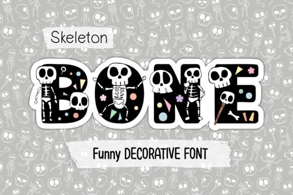 Skeleton Bone: The Spooky Display Font for Halloween Campaigns