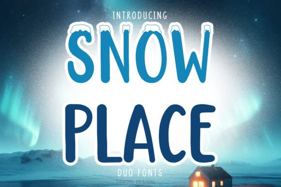 Snow Place: A Festive Typeface for Holiday Branding