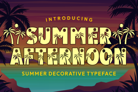 Summer Afternoon: The Decorative Typeface for Sunny Campaigns