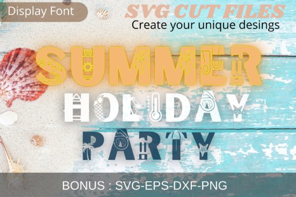 Summer Holiday Party Font: A Web Designer's Display Review