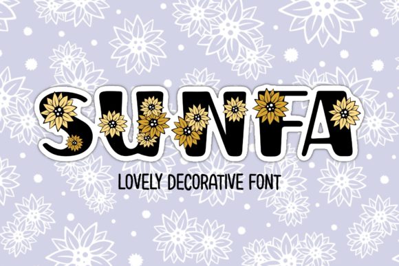 Sunfa: A Decorative Typeface for Editorial Impact