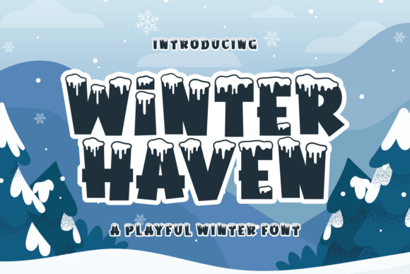 Winter Haven Font: A Cozy Typeface for Handmade Goods