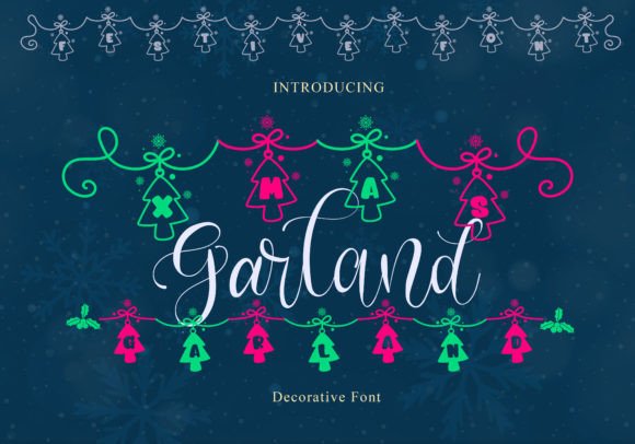 Xmas Garland Font Review: A Festive Display Typeface for Holiday Campaigns