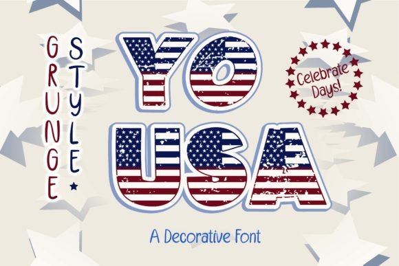 Yo Usa: A Playful Decorative Font for Modern Editorial Design