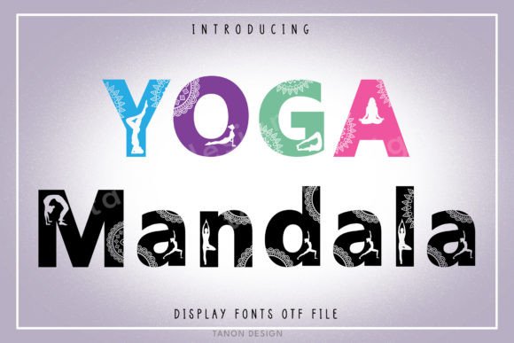 Yoga Mandala: A Calm Typeface for Editorial Design